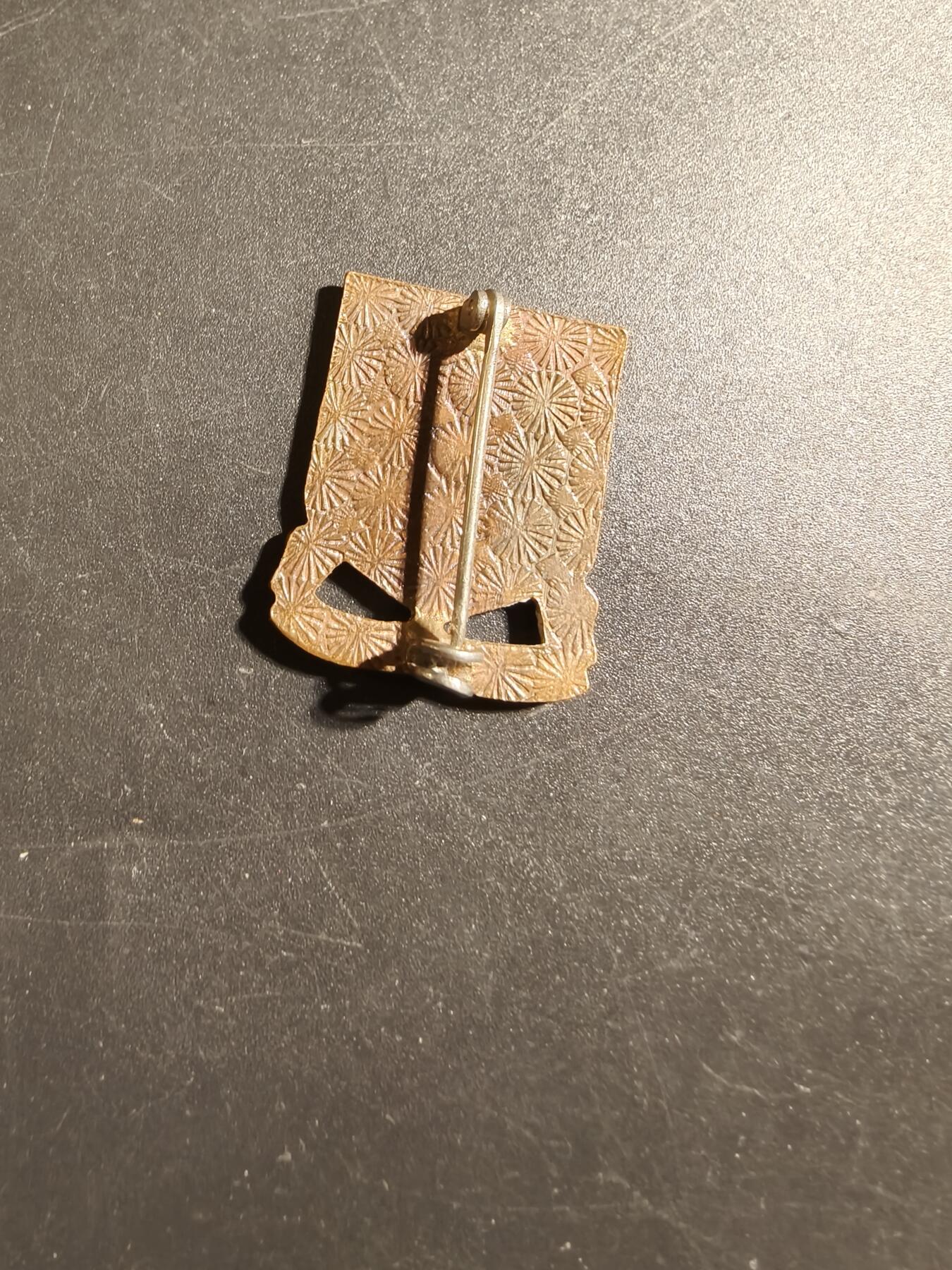 老王徽章第172期 美国陆军第107骑兵团证章     二战时期横针版