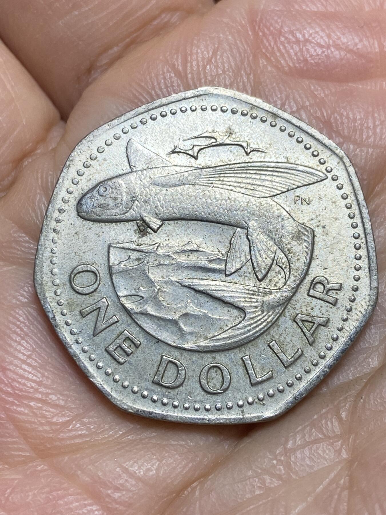 2026年第一场(总第一百七十场）外国好品散币场(免佣金) 巴巴多斯🇧🇧1973年1元(第一套第一版首发年)