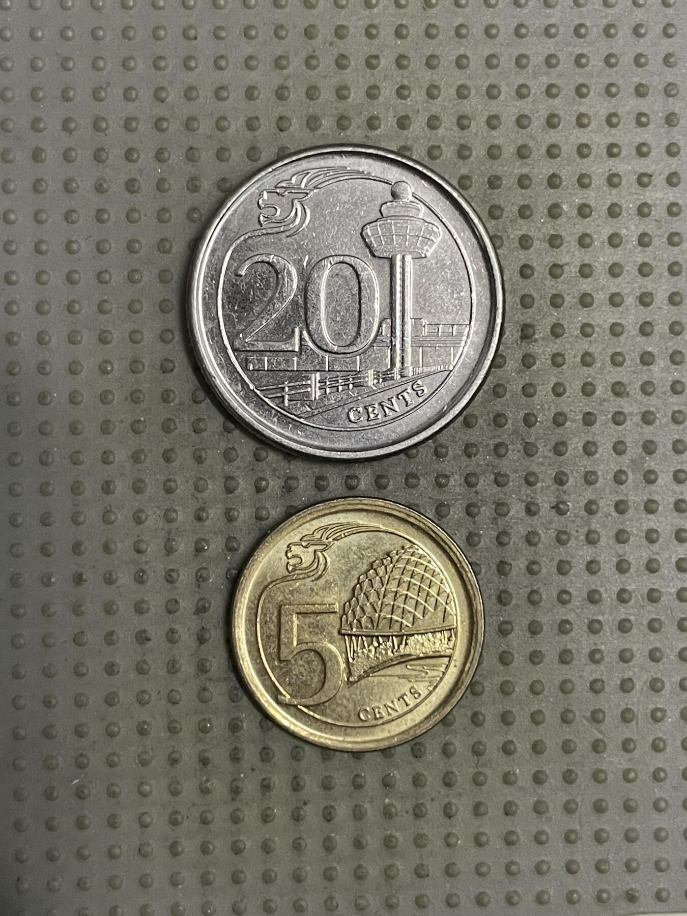 2025年第149场各国散币拍卖（总第149场） 新加坡2013年2枚