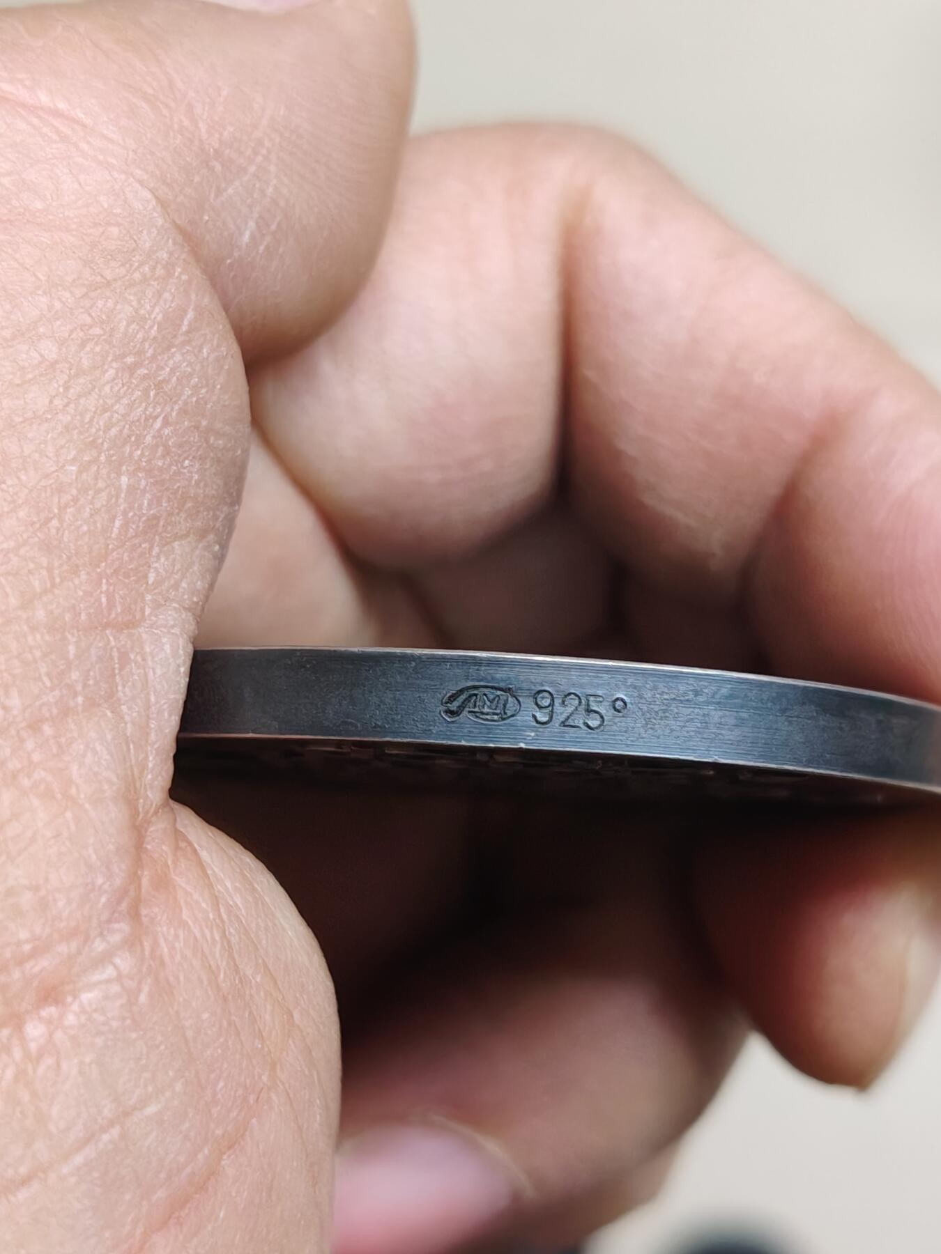 苏联蒙古勋章钱币 原盒苏联建国50周年纪念银章