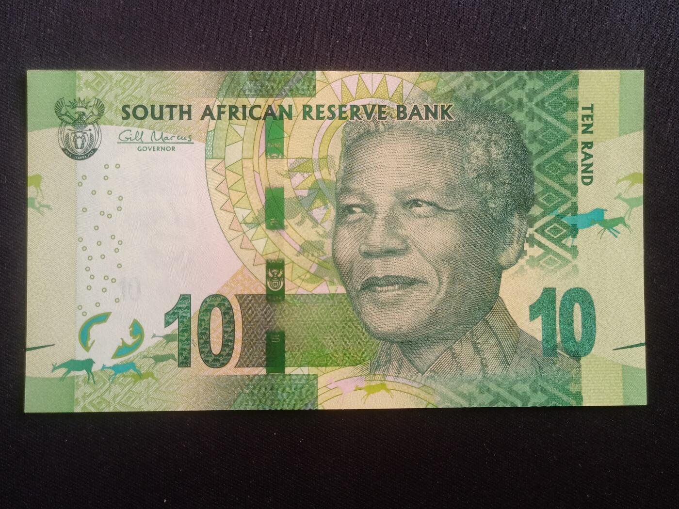 【游宝包邮场】蛇年第103期  南非-10兰特【CC/CQ/CS冠 全新UNC/UNC-】