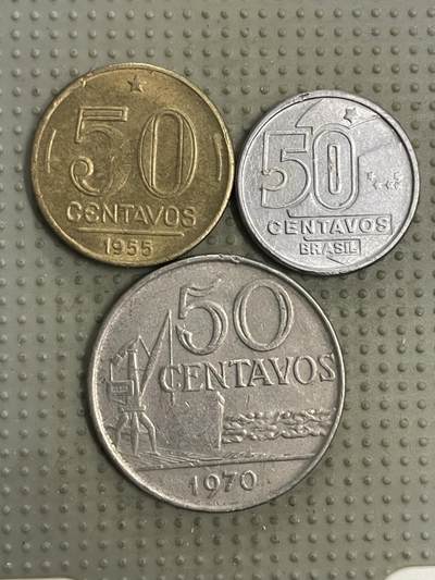 2025年第150场各国散币拍卖（总第150场） - 巴西50分3枚