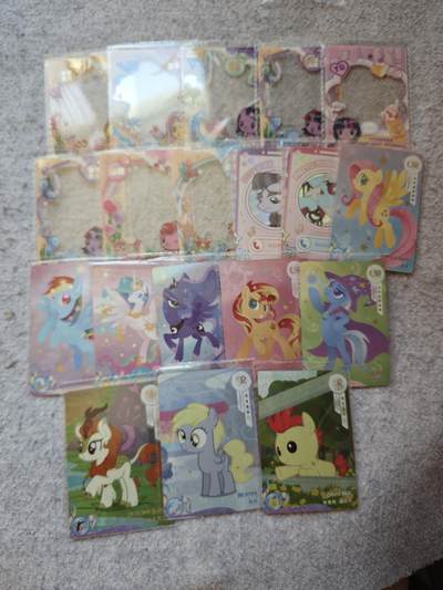 【随心含颖卡拍53期】卡游/集卡社/卡卡沃 抽卡机专场拍卖【无佣金】 - 卡游 小马宝莉绝版卡十几张