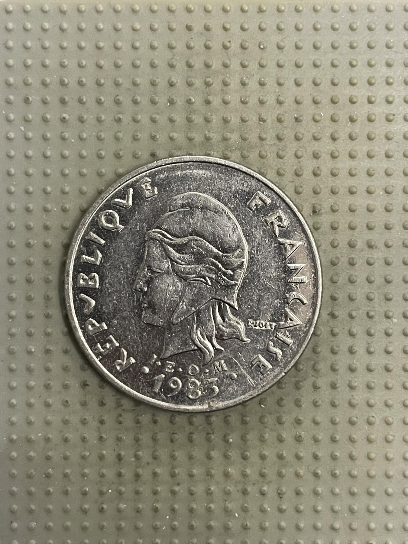 2025年第150场各国散币拍卖（总第150场） 法属波利尼西亚1985年20法郎