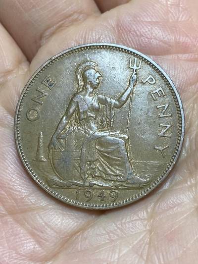 2026年第一场(总第一百七十场）外国好品散币场(免佣金) - 英国🇬🇧1949年1便士(乔治六世第二版)