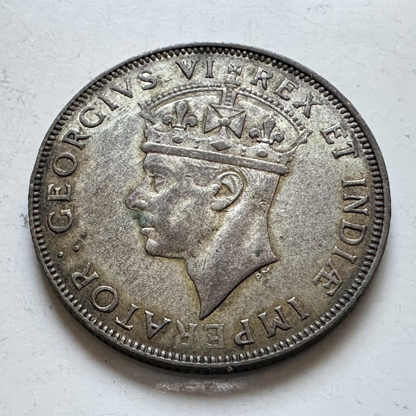 🌹外币初藏🌹🐯2025年第147场  每周二四六晚8️⃣点 接代拍 英属东非1944年1先令银币 b