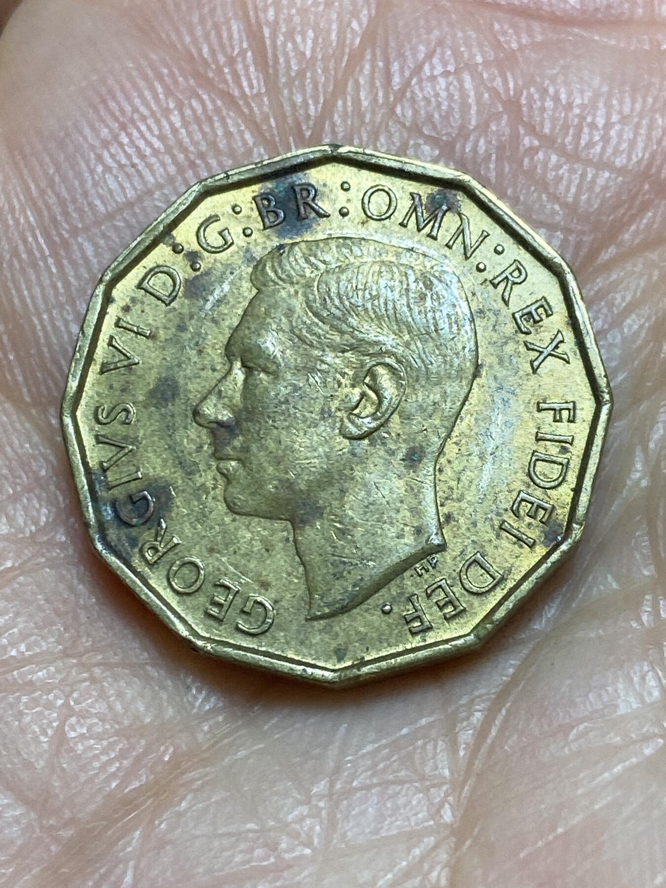 2026年第一场(总第一百七十场）外国好品散币场(免佣金) 英国🇬🇧1952年3便士(乔治六世逝世年，第二版关门年)