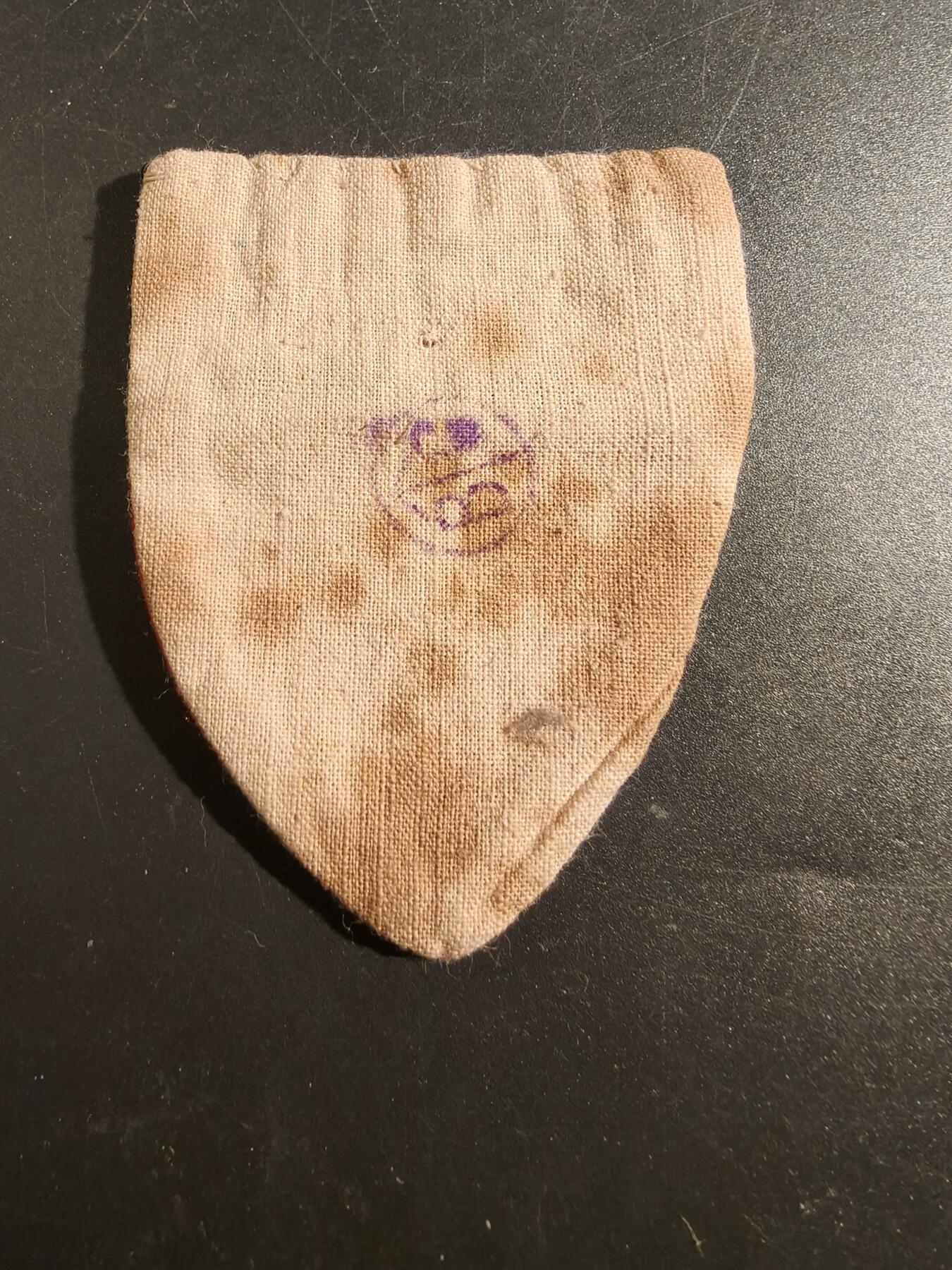 老王徽章第172期 美国二战中缅印战区臂章    棉线材质      