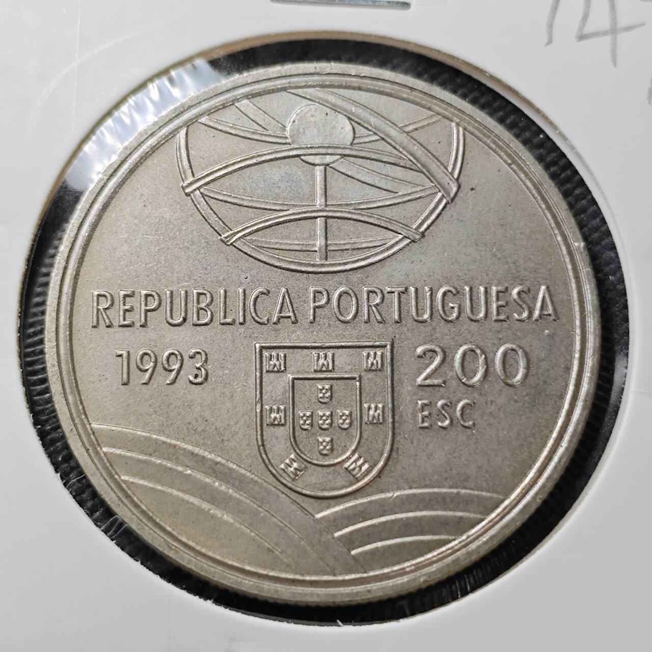 KK钱币收藏小铺 《套币 好品/批量散币专场》  2月预留时间 周末发货  葡萄牙200埃斯库多克朗形纪念币