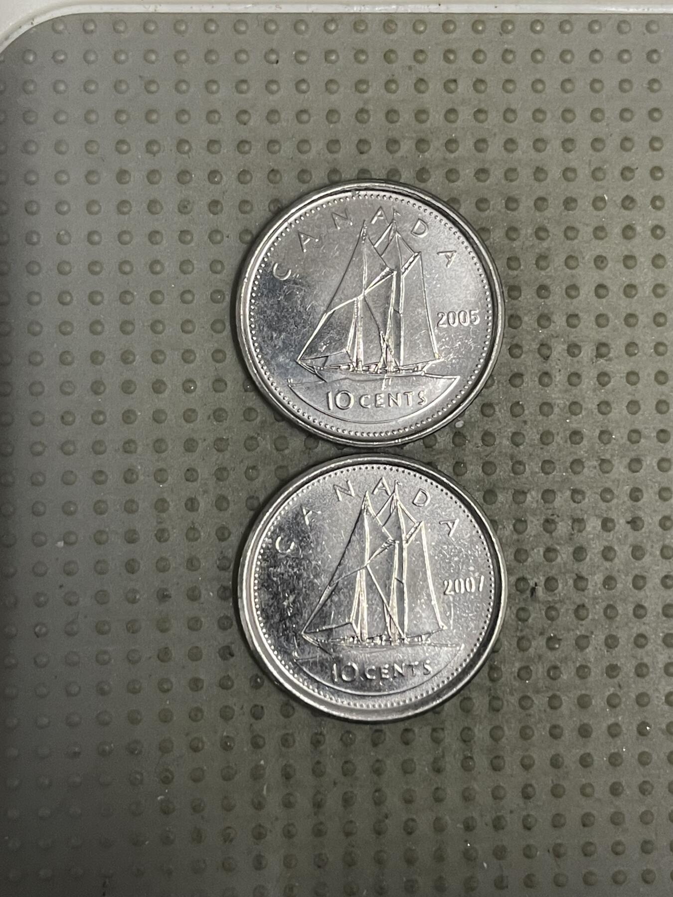 2025年第150场各国散币拍卖（总第150场） 加拿大10分2枚