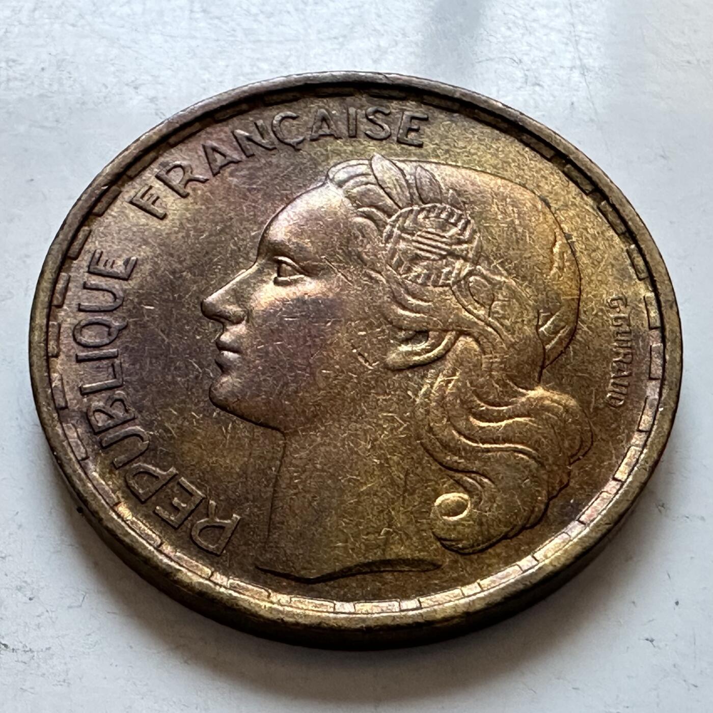 🌹外币初藏🌹🐯2025年第147场  每周二四六晚8️⃣点 接代拍 法国1951年50法郎