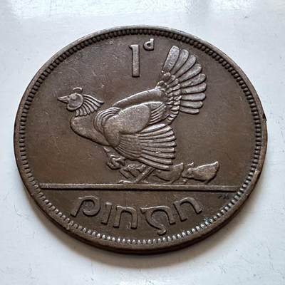 🌹外币初藏🌹🐯2025年第147场  每周二四六晚8️⃣点 接代拍 - 爱尔兰1941年一便士