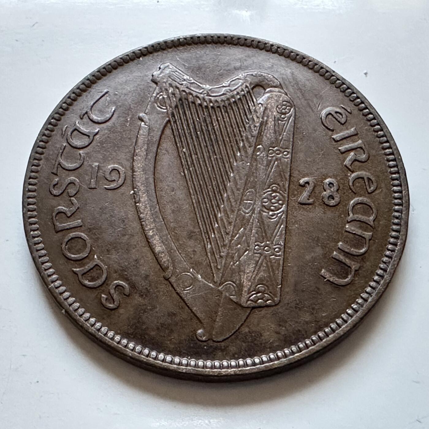 🌹外币初藏🌹🐯2025年第147场  每周二四六晚8️⃣点 接代拍 爱尔兰1928年一便士