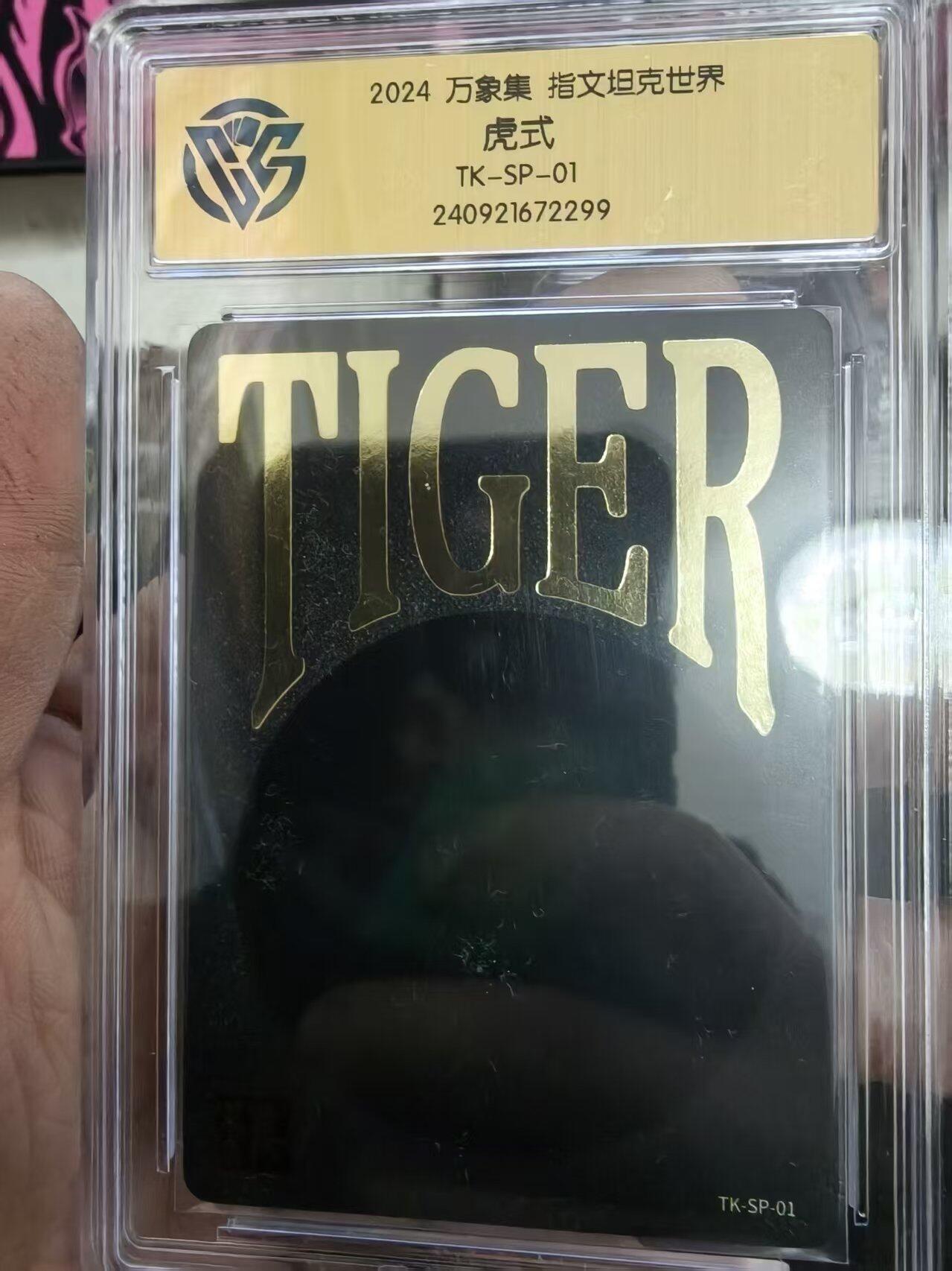 寸草不生拍卖 第十七期  2024 万象集指文坦克世界
虎式
TK-SP-01