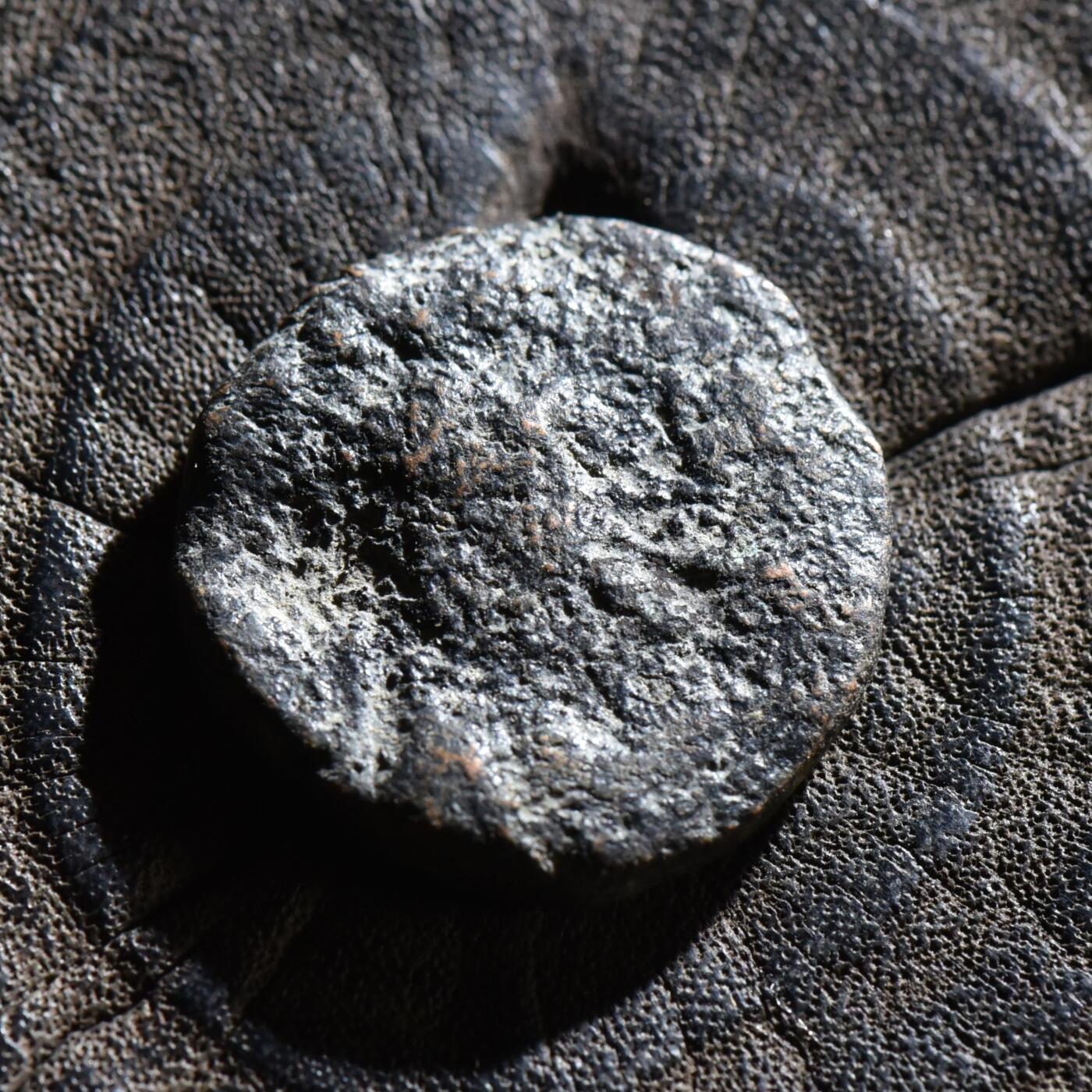 【良泉】第45期【直播场】1月15日晚19.30点开拍！ 208组，西方古代钱币、丝路古珠杂项专场 公元55-100年【古印度】贵霜第二任国王，威玛·塔克图，铜币，6.39克