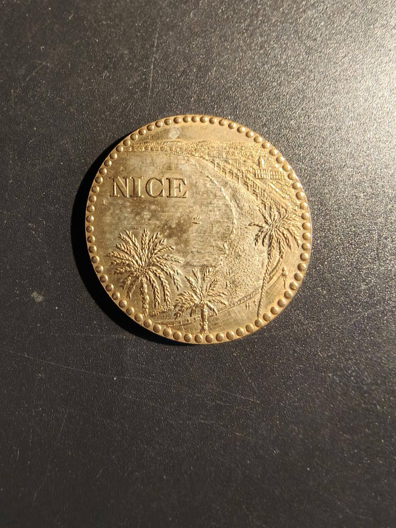 老王徽章第172期 法国尼斯市代币