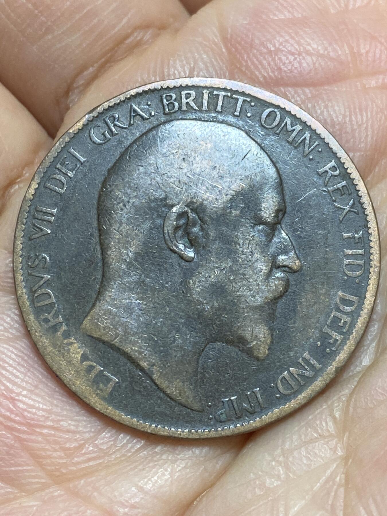 2026年第一场(总第一百七十场）外国好品散币场(免佣金) 英国🇬🇧1902年1便士(爱德华七世加冕年，首发年)