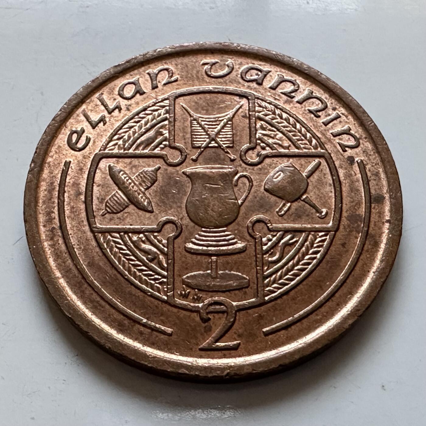 🌹外币初藏🌹🐯2025年第147场  每周二四六晚8️⃣点 接代拍 马恩岛1993年2便士