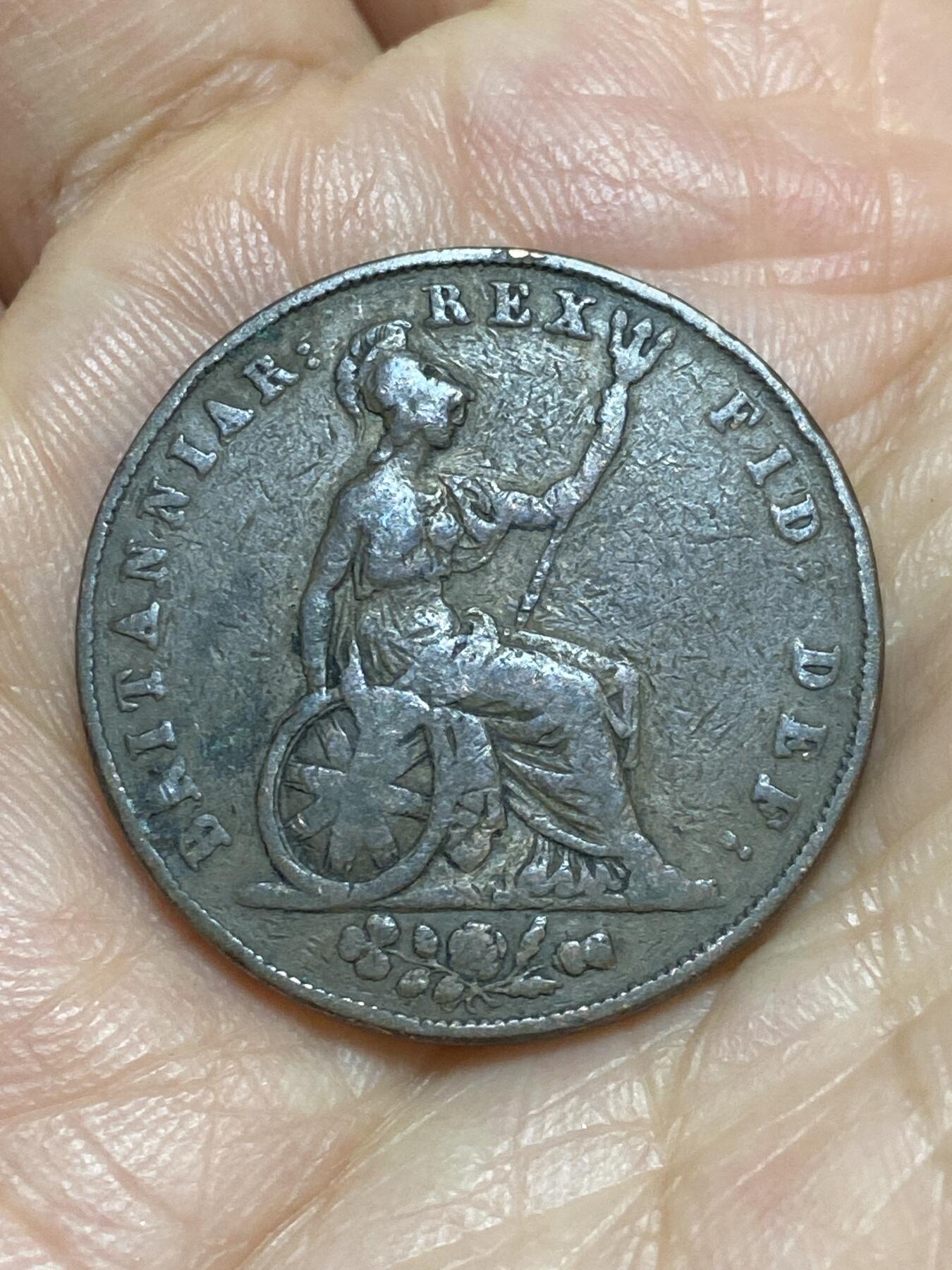 2026年第一场(总第一百七十场）外国好品散币场(免佣金) 少见品种–英国🇬🇧1826年1/2便士(乔治四世时期，仅发行3年)