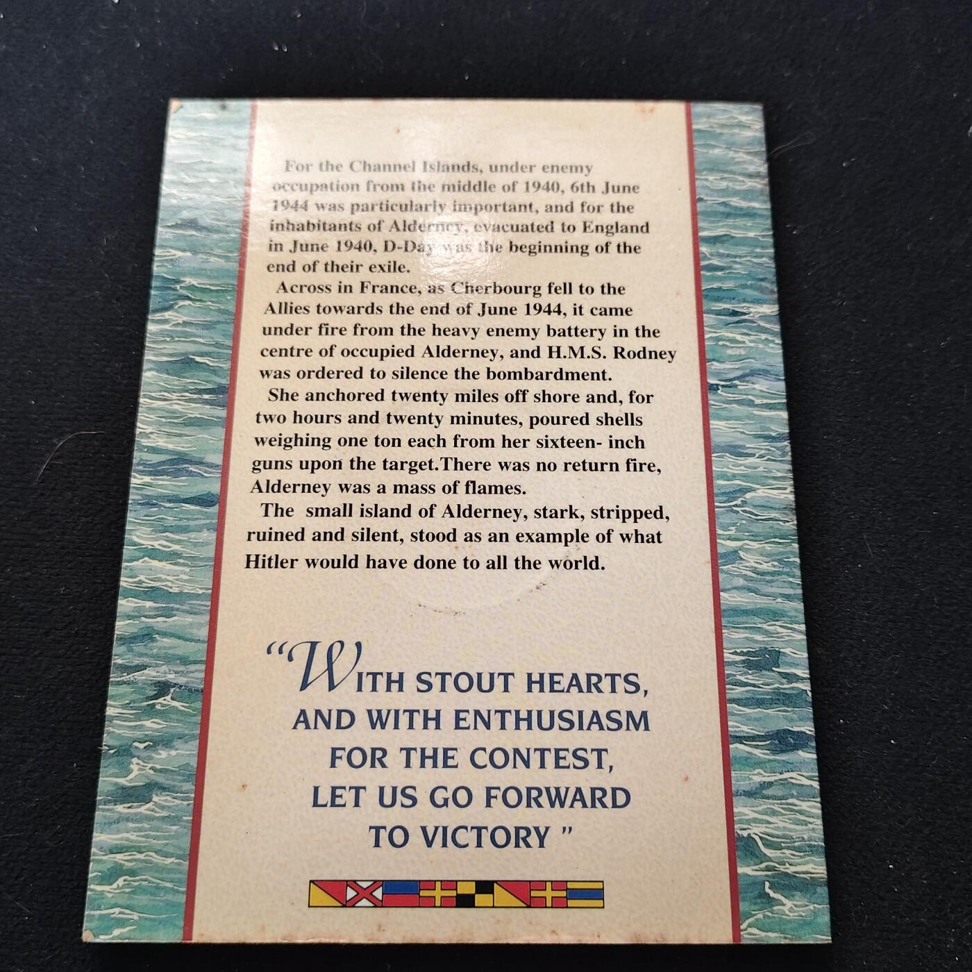 【全场包邮】纯粹捡漏拍491场（免费代拍第28场） 奥尔德尼1994年2镑D-DAY日50周年官方卡装克朗型纪念币