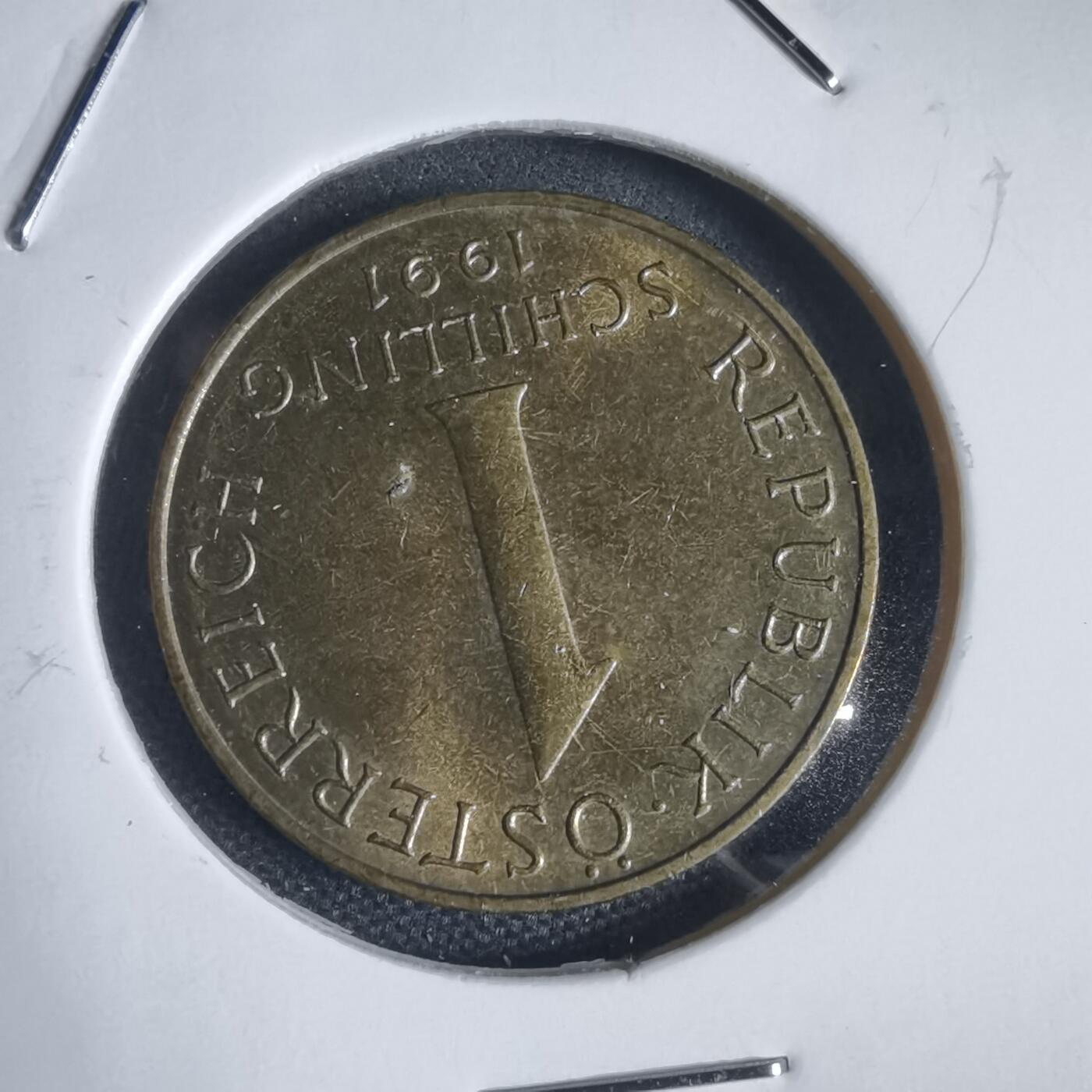 沼泽如烟--第949场 匈牙利1991年1先令