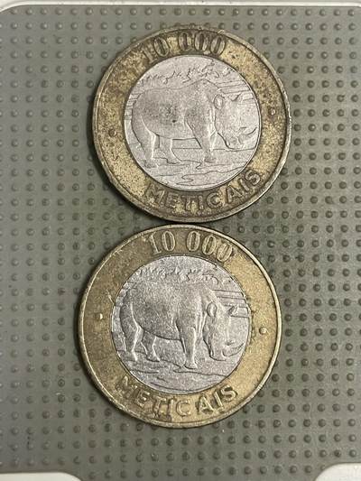 2025年第150场各国散币拍卖（总第150场） - 莫桑比克2003年10000梅蒂卡尔2枚