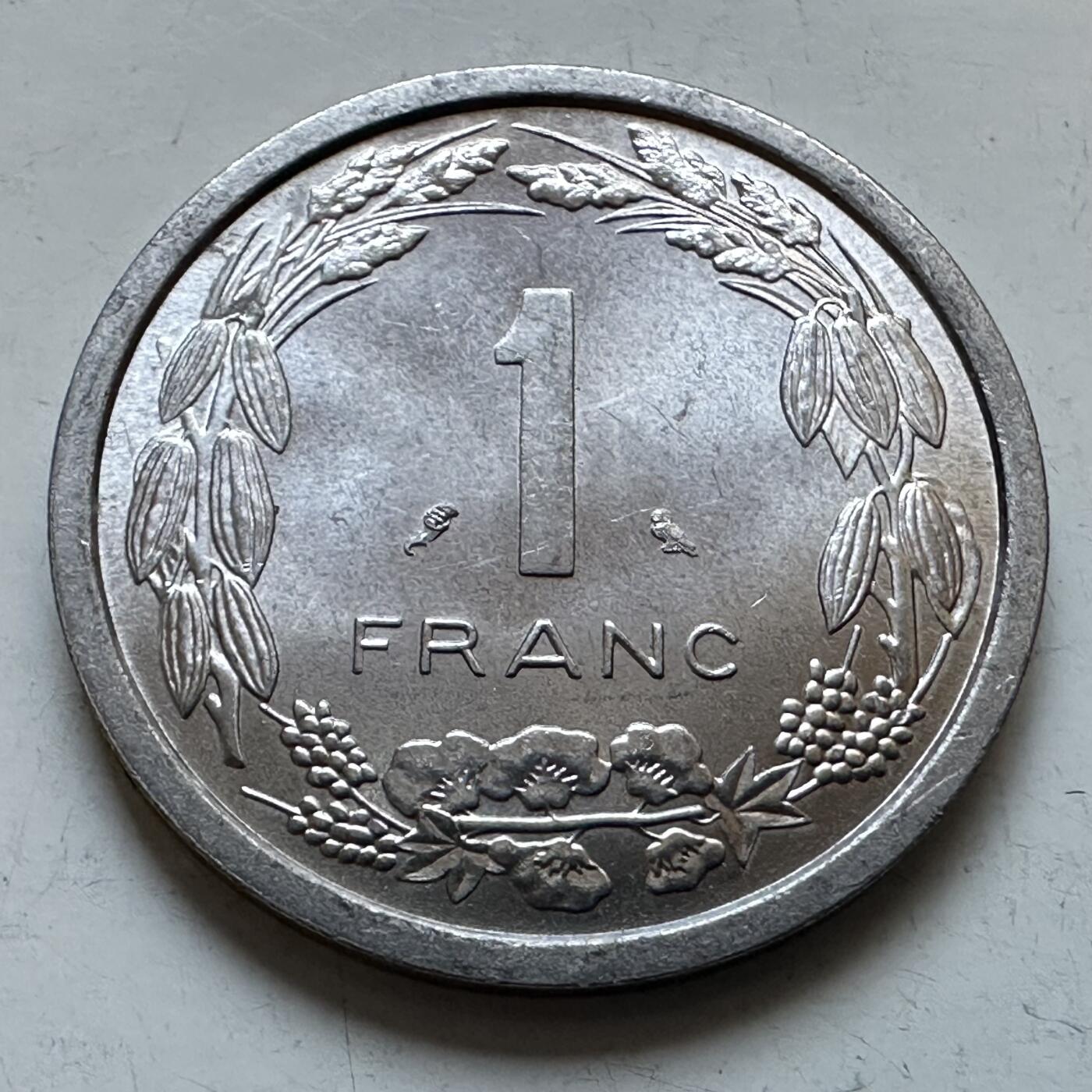 🌹外币初藏🌹🐯2025年第147场  每周二四六晚8️⃣点 接代拍 喀麦隆1969年一法郎