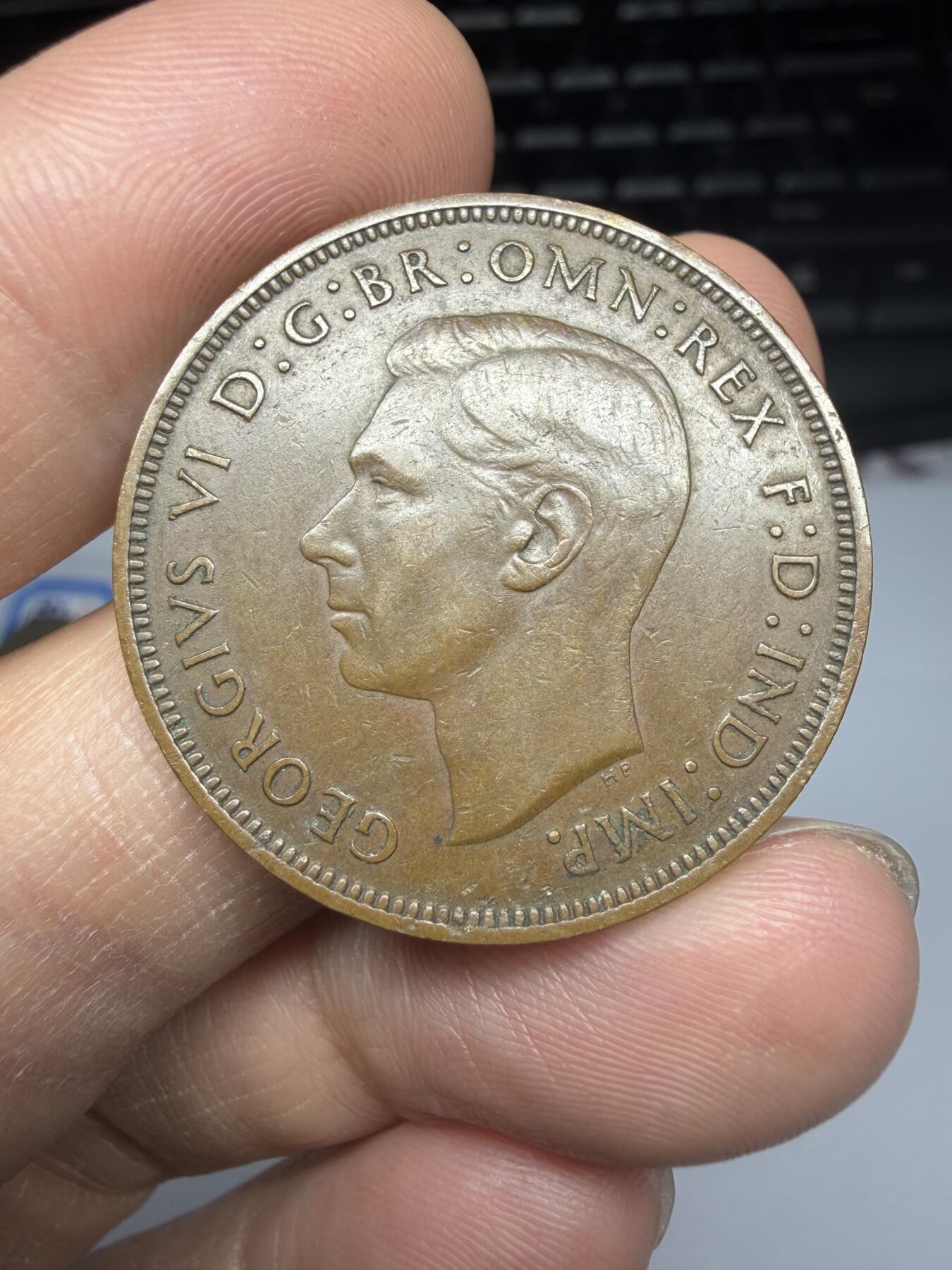 2025年集古藏今外币拍卖第十一期-第5场—（总第295拍），可以寄存60天，满160元包邮。 1947年英国1便士