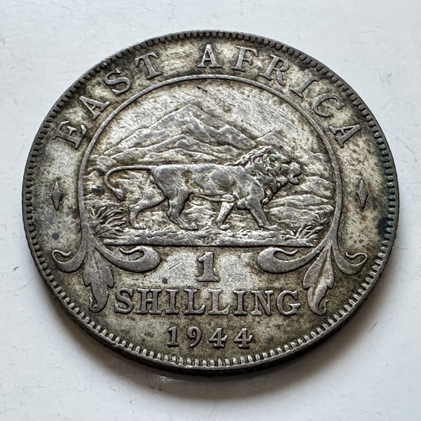 🌹外币初藏🌹🐯2025年第147场  每周二四六晚8️⃣点 接代拍 英属东非1944年1先令银币 b
