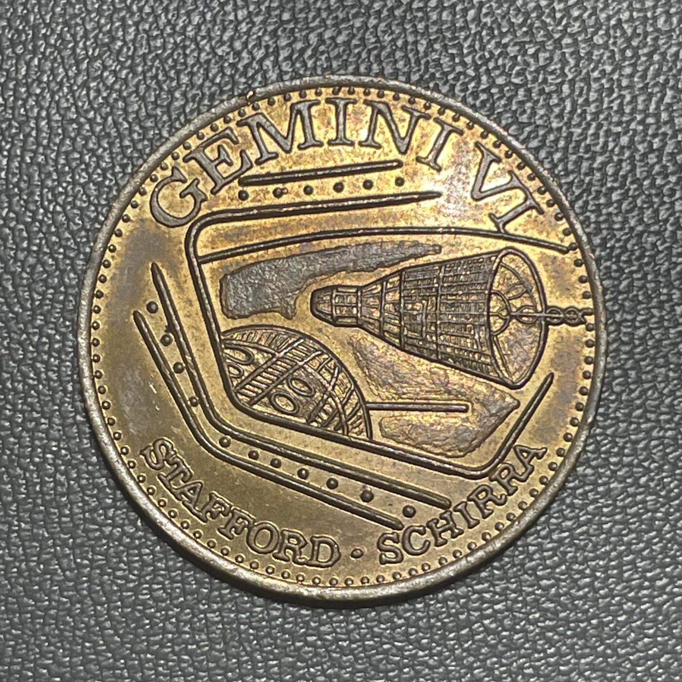 回流1228 美国1965年NASA双子座6号（Gemini VI-A）任务纪念章