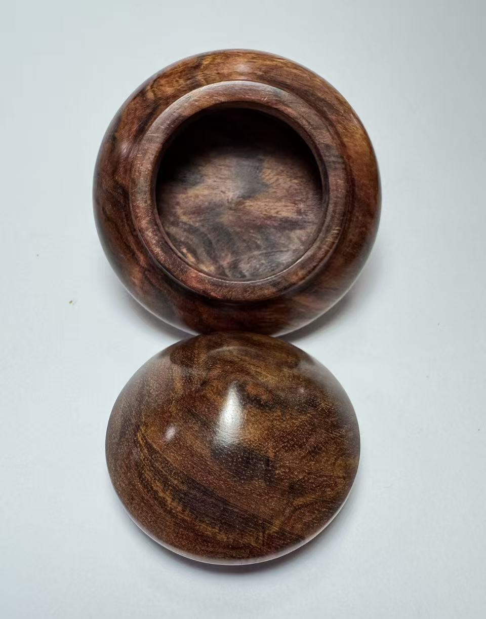 零元拍：海南黄花梨 手把件 品香罐，尺寸约：4×5.8CM 壶