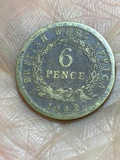 2026年第一场(总第一百七十场）外国好品散币场(免佣金) - 英属西非1942年6便士(乔治六世第一版)