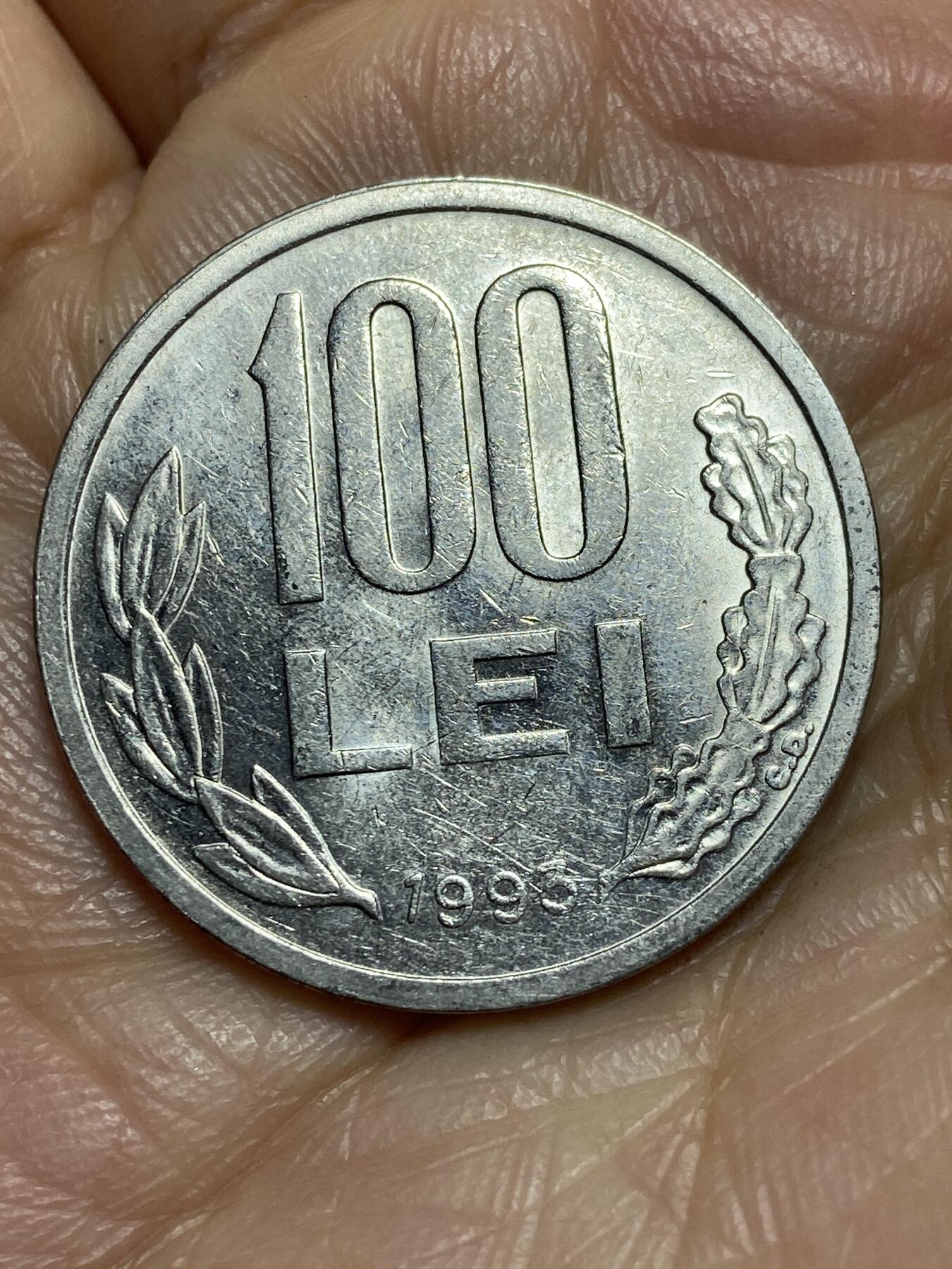 2026年第一场(总第一百七十场）外国好品散币场(免佣金) 罗马尼亚🇷🇴1993年100列伊(弯尾9版)