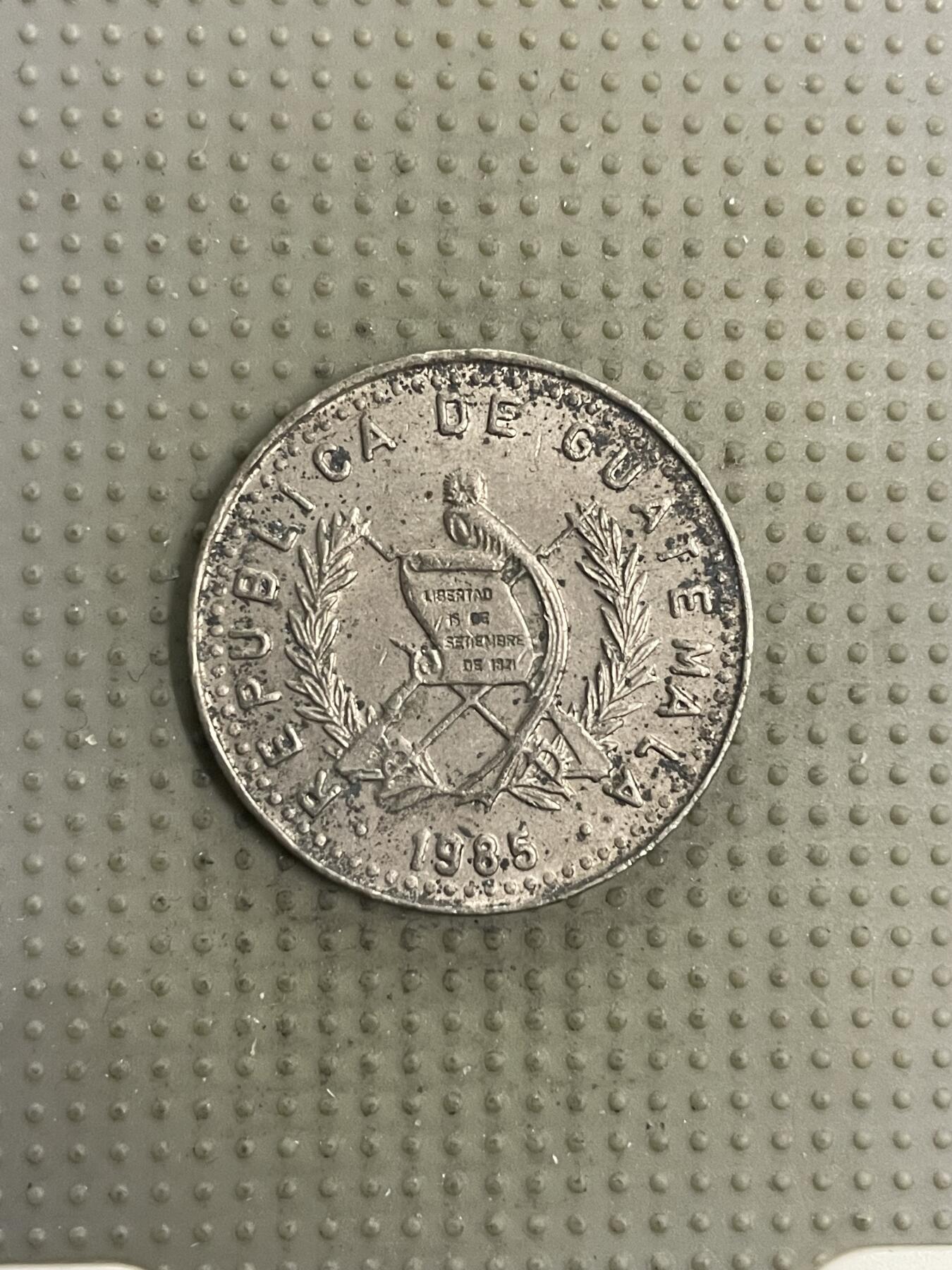 2025年第150场各国散币拍卖（总第150场） 危地马拉1985年25分