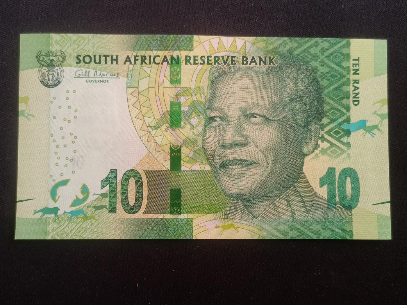 【游宝包邮场】蛇年第103期  南非-10兰特【CC/CQ/CS冠 全新UNC/UNC-】