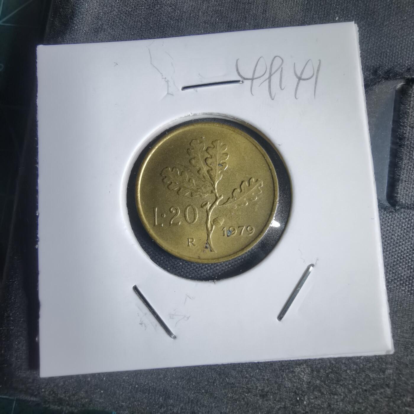 沼泽如烟--第949场 意大利1979年20里拉