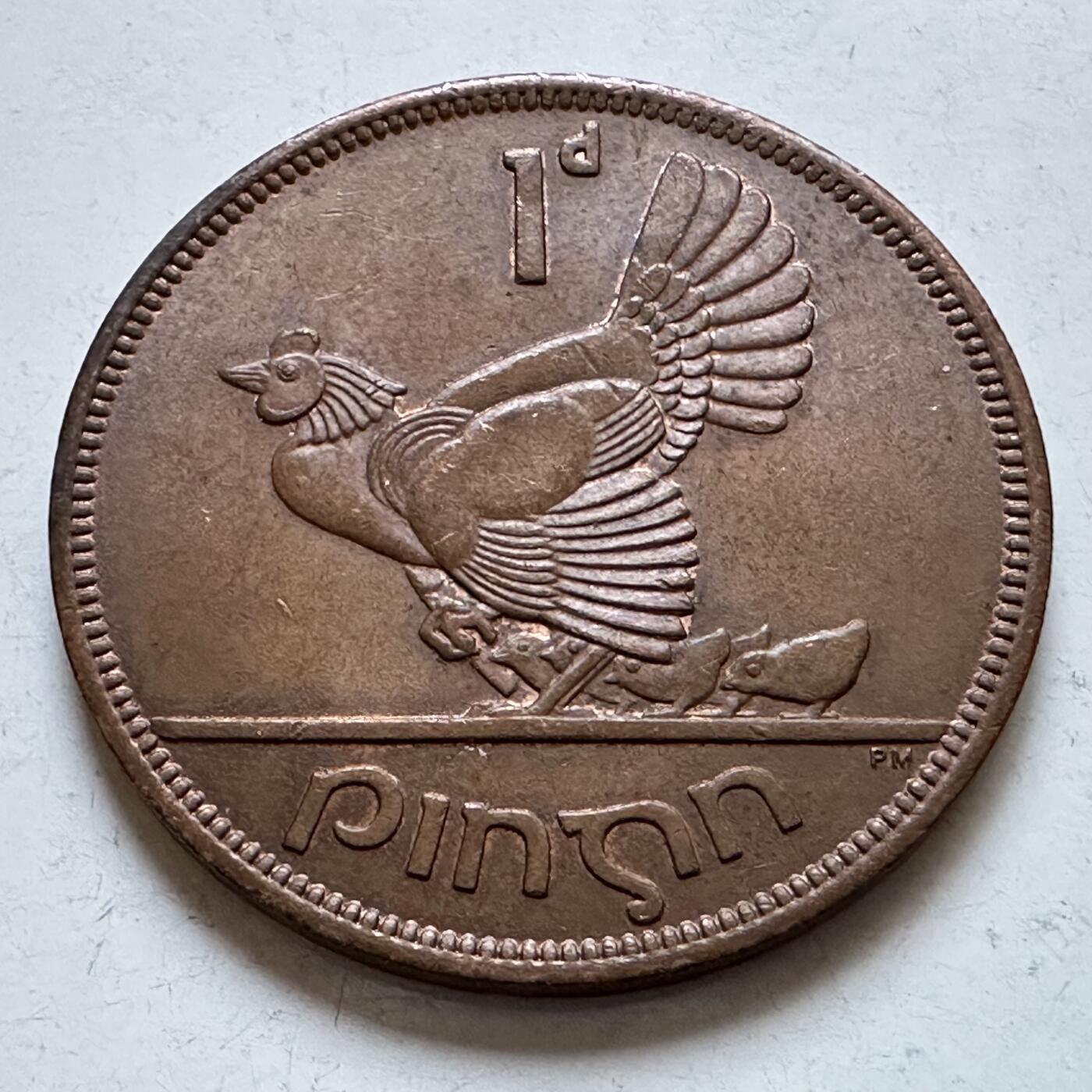 🌹外币初藏🌹🐯2025年第147场  每周二四六晚8️⃣点 接代拍 爱尔兰1965年一便士