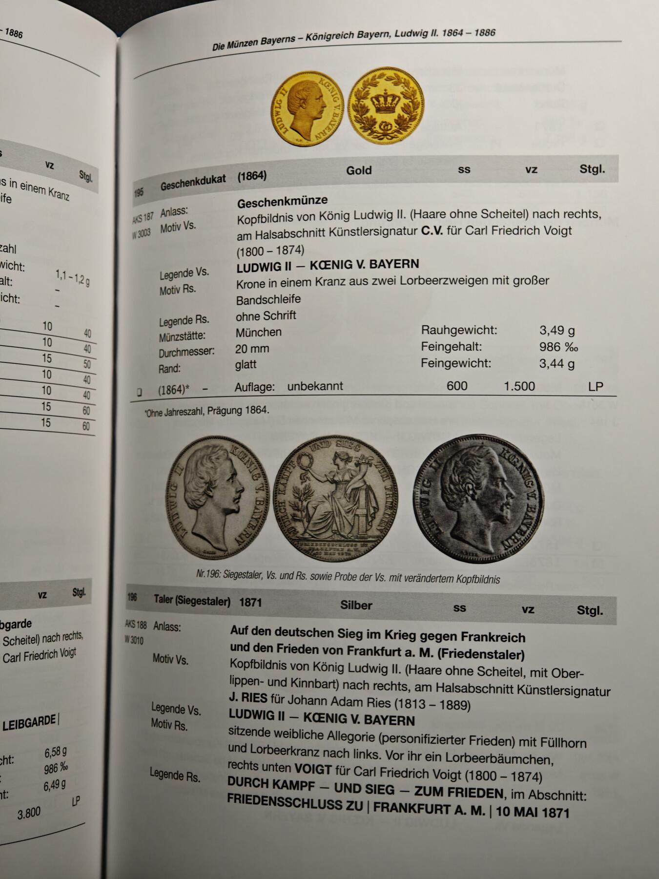 【德藏】世界币章拍卖第159期(元旦专场拍卖) 近乎全新 巴伐利亚1800-1925钱币目录 硬壳精装 全彩铜版纸印刷