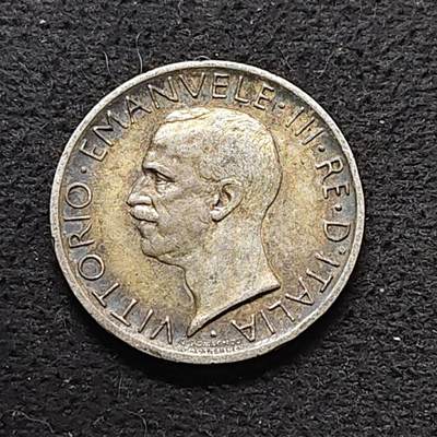 【全场包邮】纯粹捡漏拍490场（免费代拍第27场） - 意大利1927年艾曼努尔三世5里拉（23毫米5克）银币