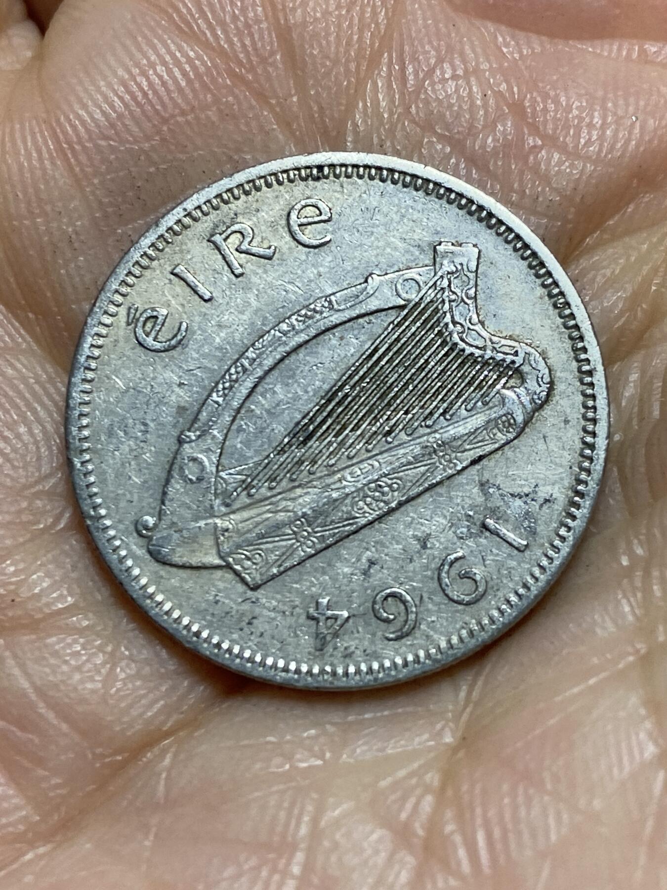 2026年第一场(总第一百七十场）外国好品散币场(免佣金) 爱尔兰🇮🇪1964年1先令(共和国时期第一套第二版)