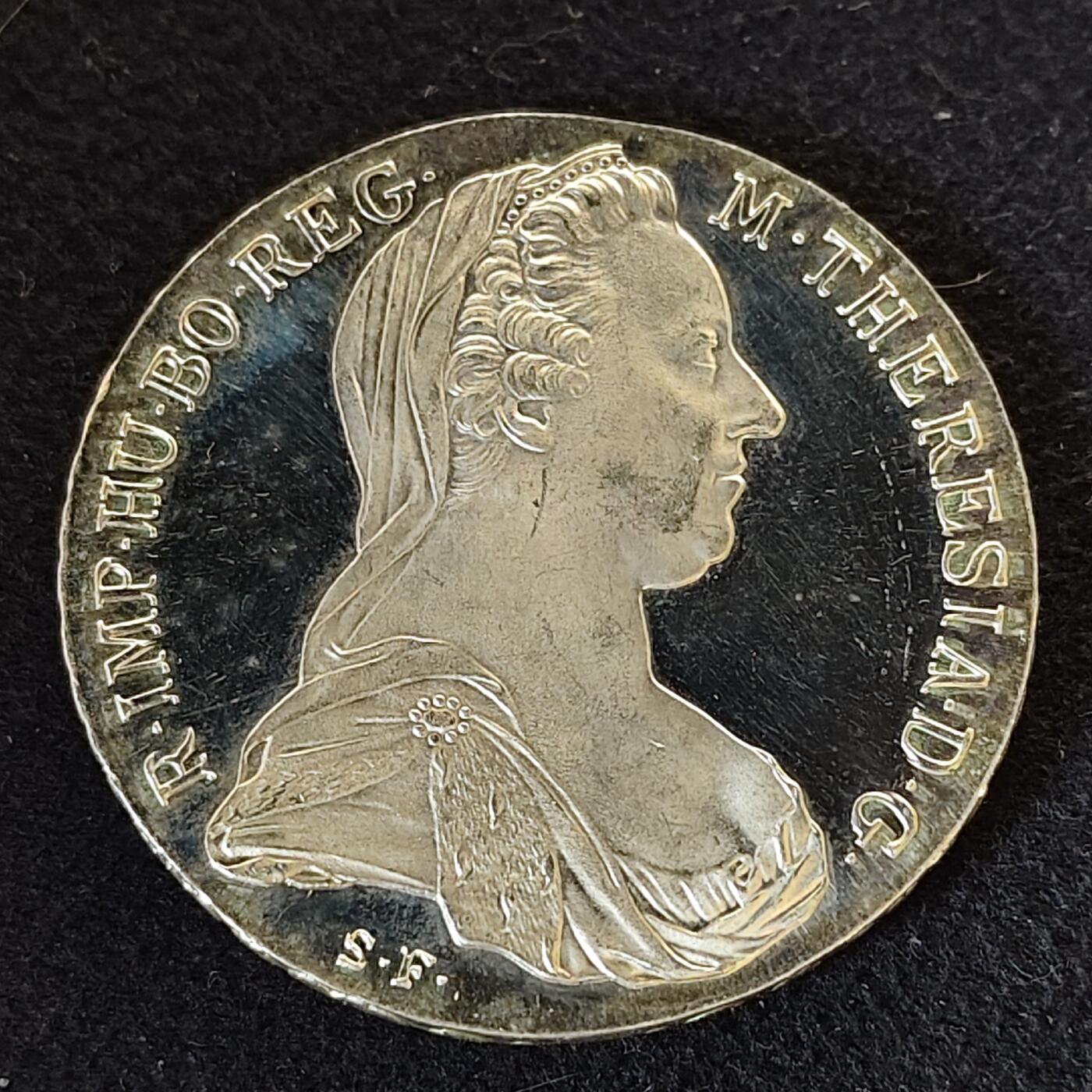 【全场包邮】纯粹捡漏拍491场（免费代拍第28场） 奥地利奥匈帝国后铸特蕾莎大奶妈精制大银币