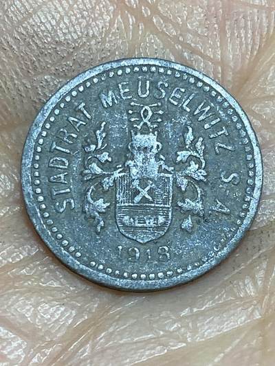 2026年第一场(总第一百七十场）外国好品散币场(免佣金) - 少见–德国–穆塞尔维茨市1918年5芬妮紧急状态代币