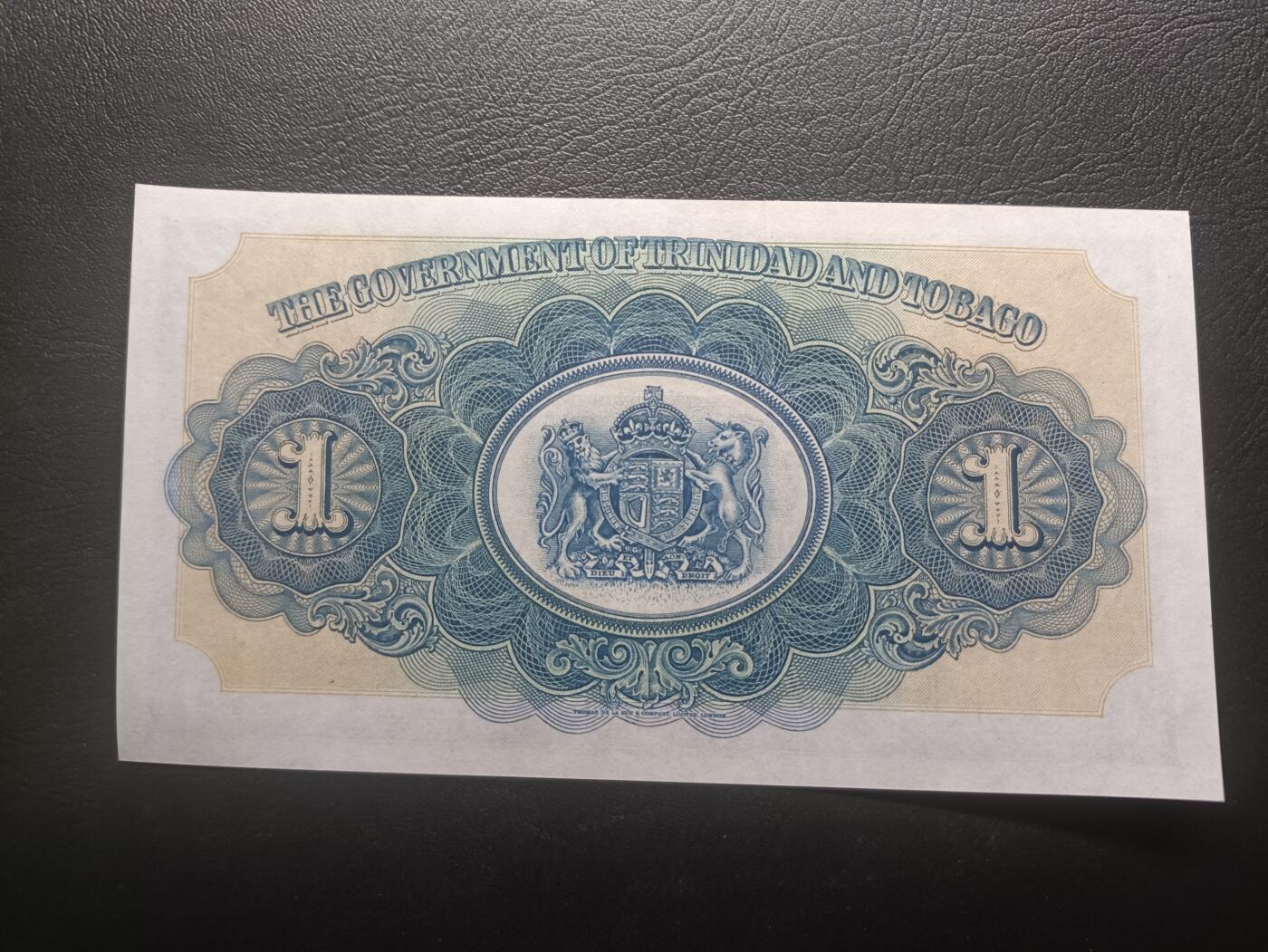 2026首期，总第211期 英属特立尼达和多巴哥1939年1元UNC，殖民地开拓的历史和总督府徽章
