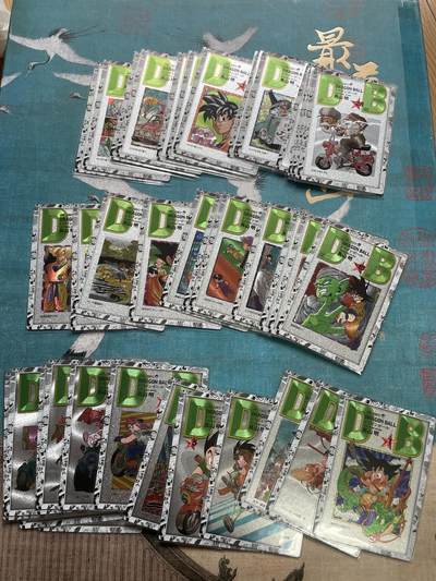 开心玩 卡牌 第九期 - 藏无缺七龙珠一套 42张 粗闪