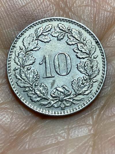 2026年第一场(总第一百七十场）外国好品散币场(免佣金) - 瑞士🇨🇭1962年10拉彭(第二版，B标伯尔尼造)