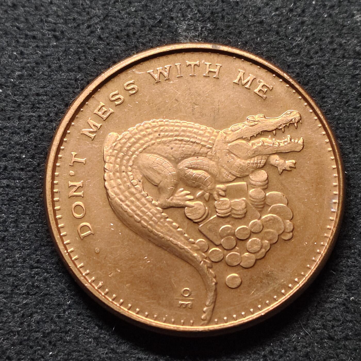 【全场包邮】纯粹捡漏拍490场（免费代拍第27场） 【纪念章】美国金融大鳄1盎司纯铜纪念章