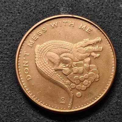 【全场包邮】纯粹捡漏拍490场（免费代拍第27场） - 【纪念章】美国金融大鳄1盎司纯铜纪念章