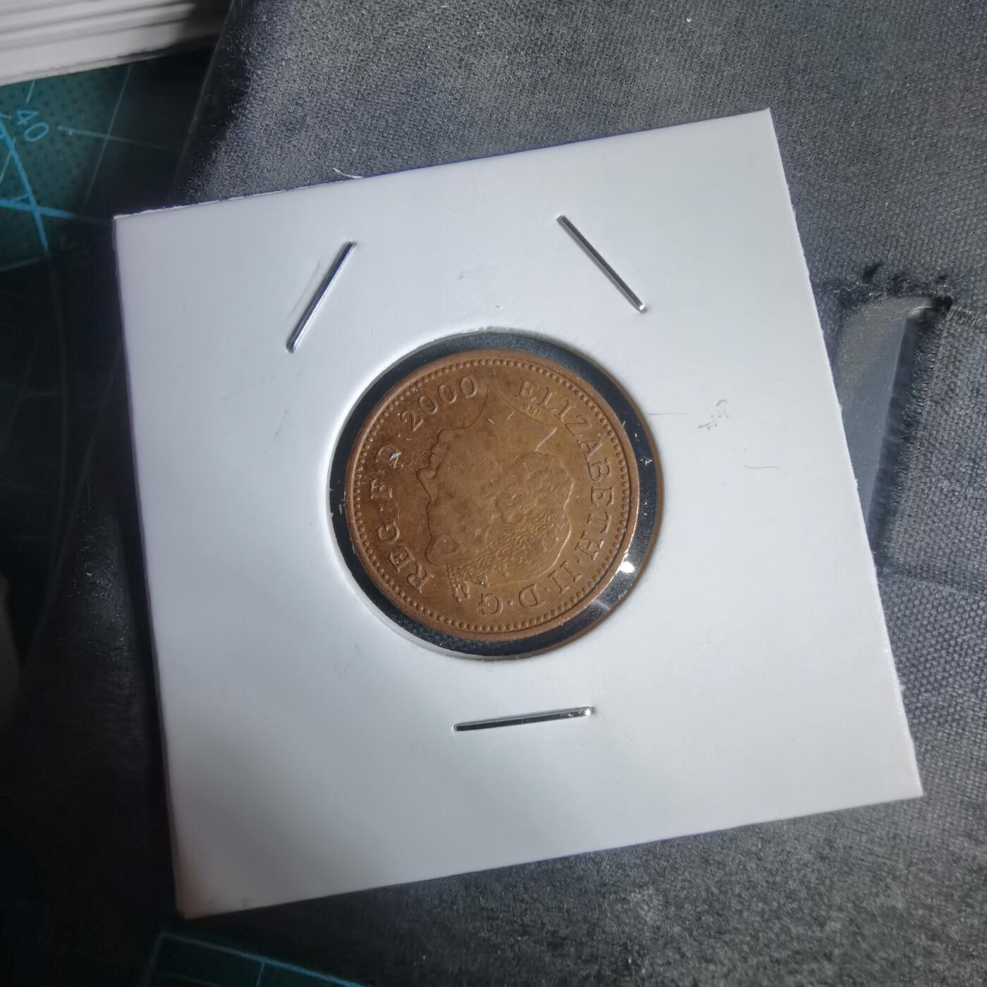 沼泽如烟--第949场 英国2000年1便士