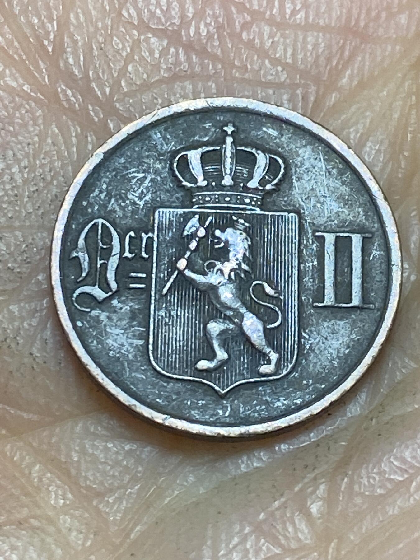 2026年第一场(总第一百七十场）外国好品散币场(免佣金) 挪威🇳🇴1891年1欧尔(奥斯卡二世时期，第一版)