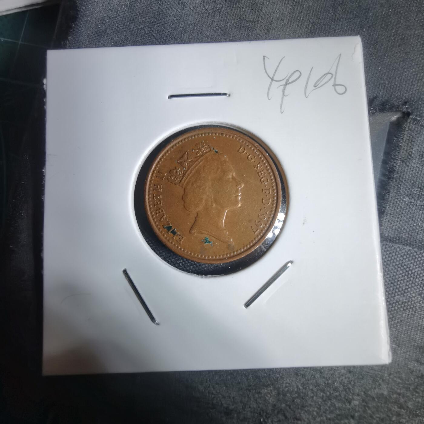 沼泽如烟--第949场 英国1997年1便士